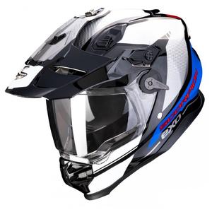 Casco de moto enduro SCORPION ADF-9000 AIR Trail negro-azul-blanco