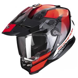 Casco moto enduro SCORPION ADF-9000 AIR Trail negro-rojo