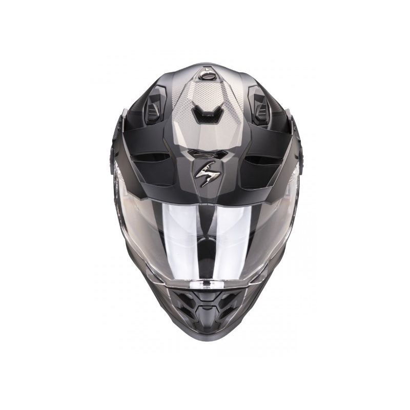 Casco moto enduro SCORPION ADF-9000 AIR Trail negro-plata