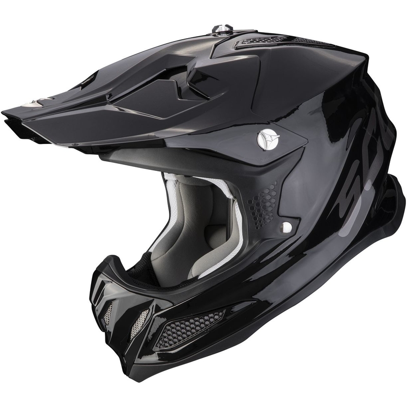 Casco de motocross Scorpion VX-22 Air Solid negro