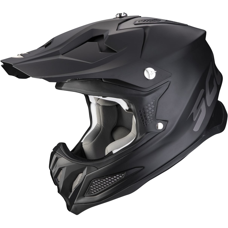 Casco de motocross Scorpion VX-22 Air Solid negro mate