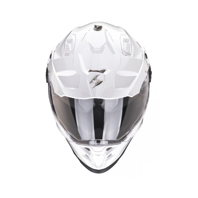 Casco moto enduro SCORPION ADF-9000 AIR Solid blanco perla