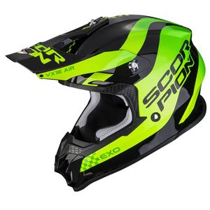 Casco de motocross Scorpion VX-16 EVO AIR SOUL negro-verde