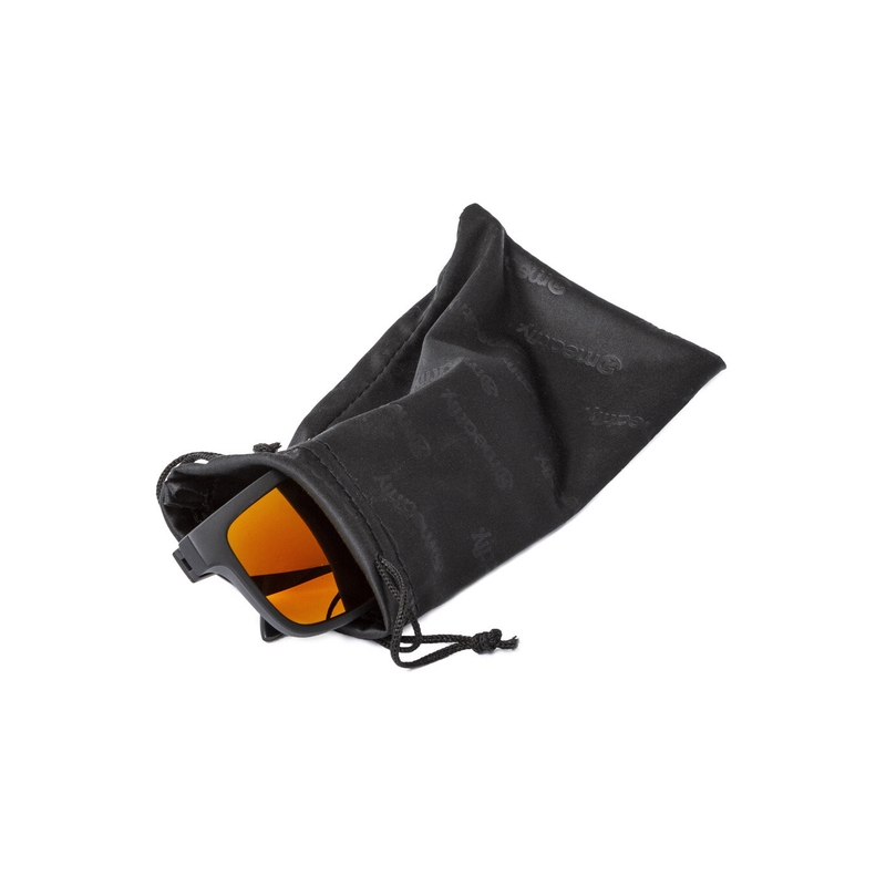 Gafas de sol Meatfly Memphis negras y naranjas