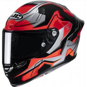 Casco integral de moto HJC RPHA 1 Nomaro MC1 negro-plata-rojo