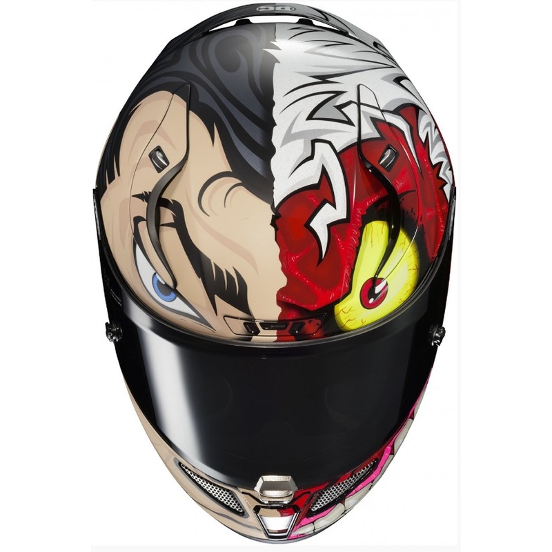 Casco integral de moto HJC RPHA 11 TWO FACE DC COMICS MC1SF multicolor