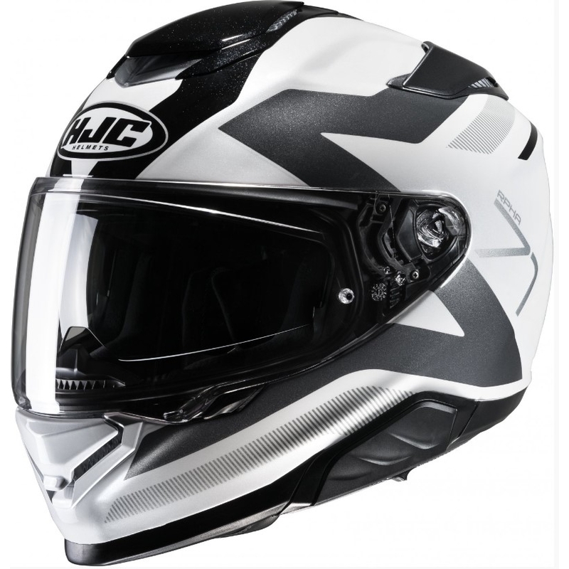 Casco integral de moto HJC RPHA 71 Pinna MC10 negro-gris-blanco liquidación