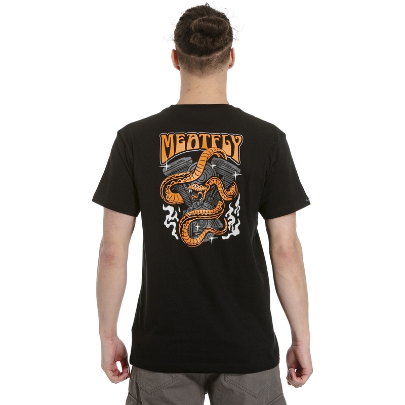 Triko Meatfly Pistons Back černé