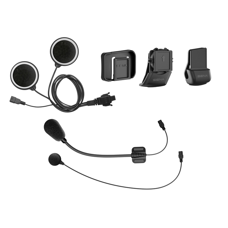 Soporte de casco con accesorios para auriculares SENA 10C/10C PRO/10C EVO
