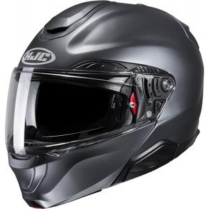 Casco de moto semiplano HJC RPHA 91 Solid gris antracita