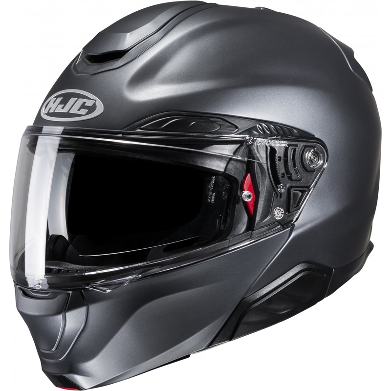 Casco de moto abatible HJC RPHA 91 Solid semiplano gris antracita