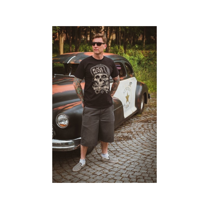 Camiseta hombre Black Heart Garage Built