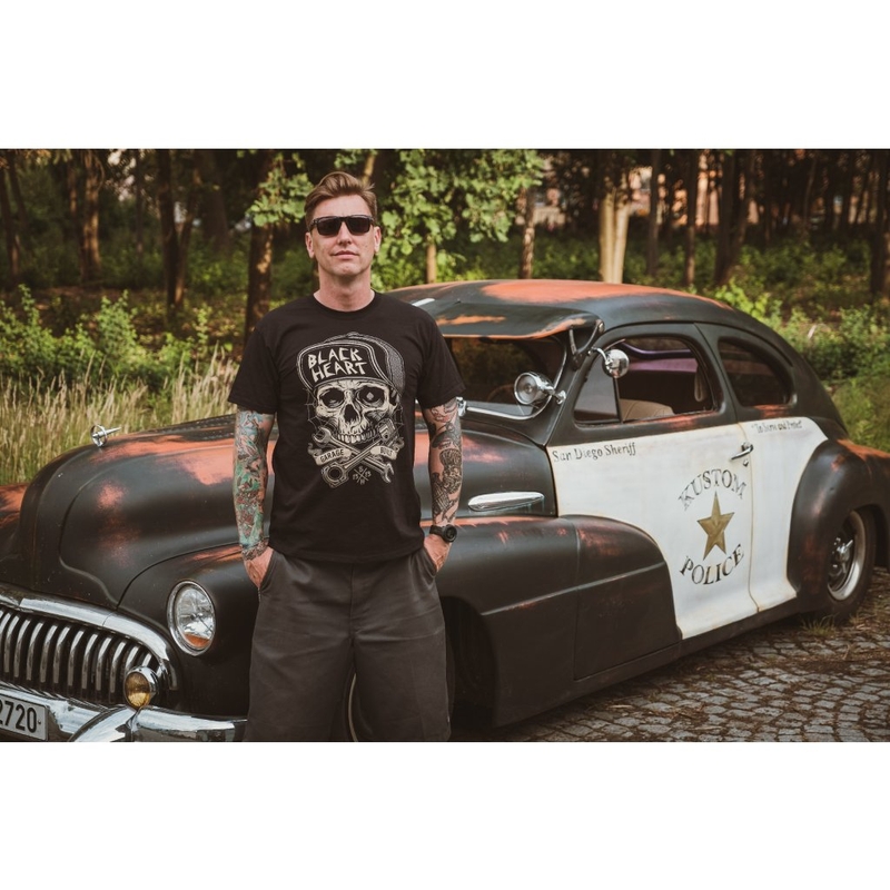 Camiseta hombre Black Heart Garage Built