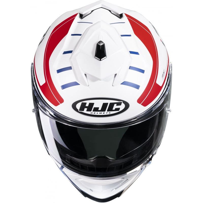 Casco integral de moto HJC i71 Simo MC21SF rojo-azul-blanco