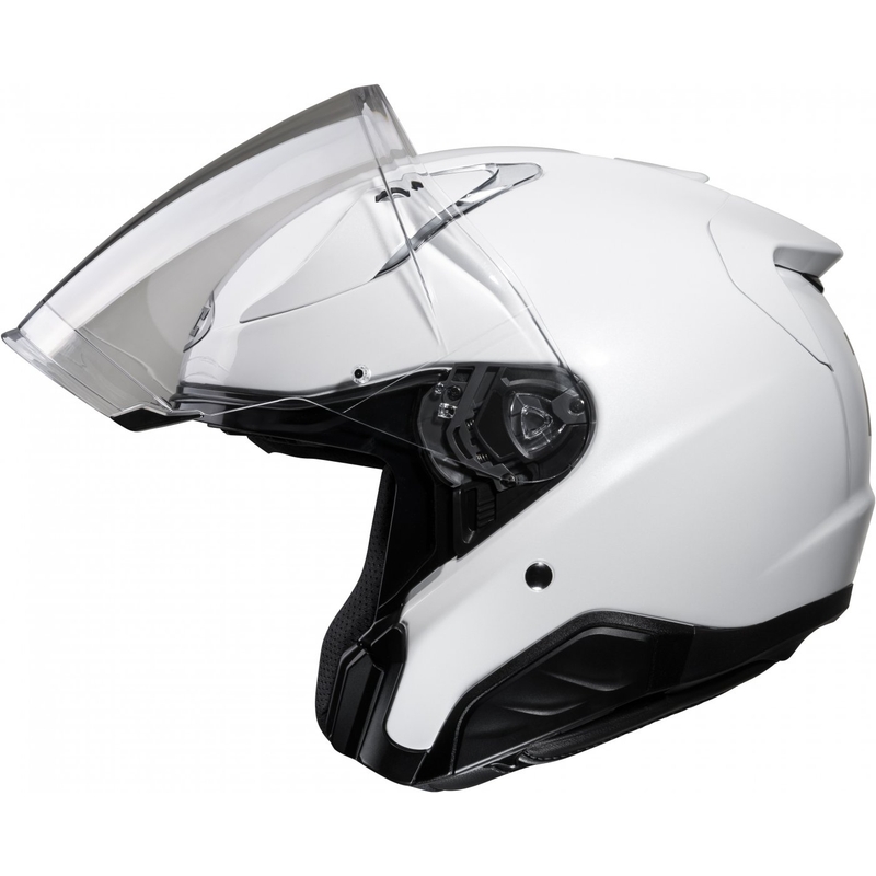 Casco de moto abierto HJC RPHA 31 Solid blanco perla