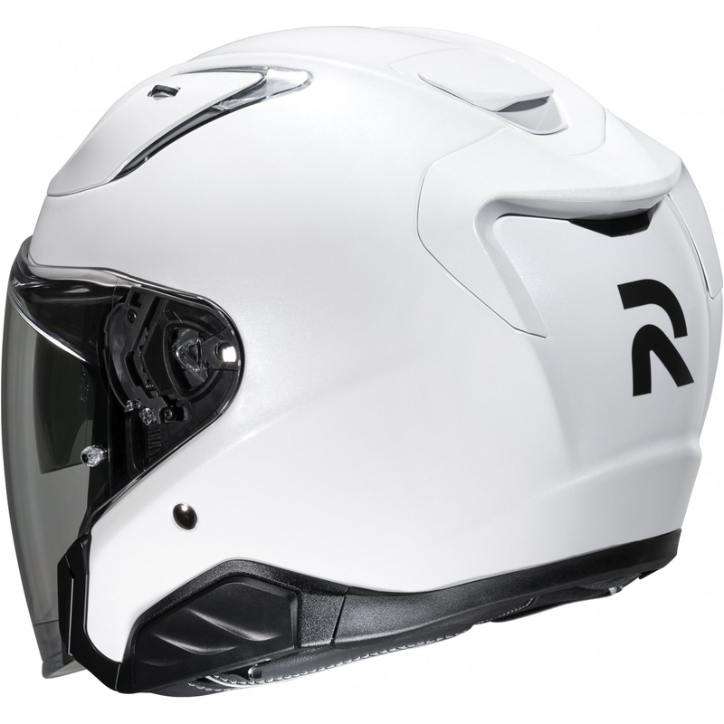 Casco de moto abierto HJC RPHA 31 Solid blanco perla