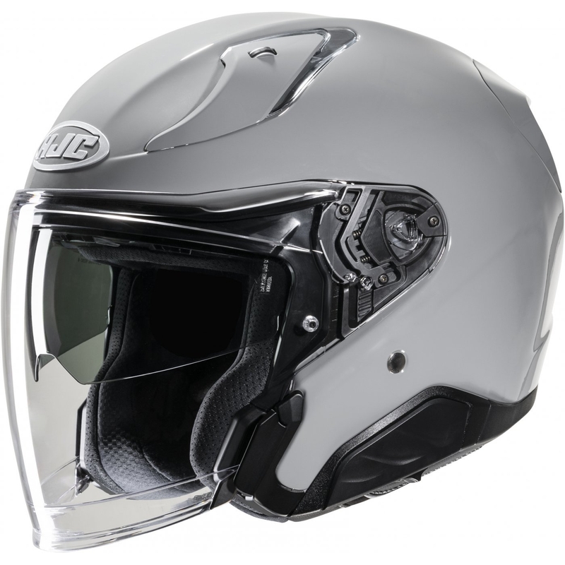Casco de moto abierto HJC RPHA 31 Solid n. gris