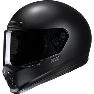 Casco de moto integral HJC V10 Solid semi plano negro