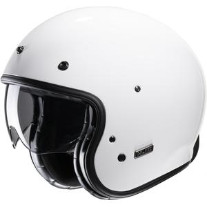 Casco de moto abierto HJC V31 Solid blanco