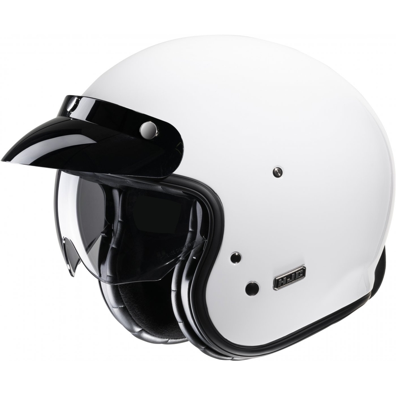 Casco de moto abierto HJC V31 Solid blanco