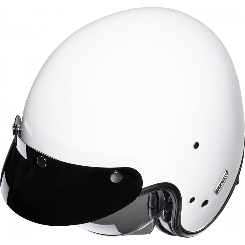 Casco de moto abierto HJC V31 Solid blanco