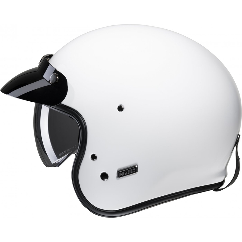 Casco de moto abierto HJC V31 Solid blanco