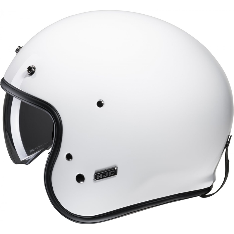Casco de moto abierto HJC V31 Solid blanco