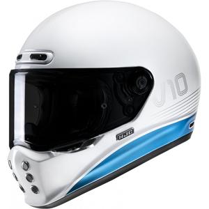 Casco integral de moto HJC V10 Tami MC2 azul y blanco
