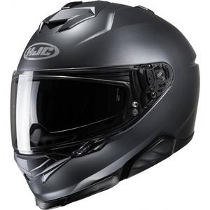Casco integral de moto HJC i71 Solid Semi Flat antracita