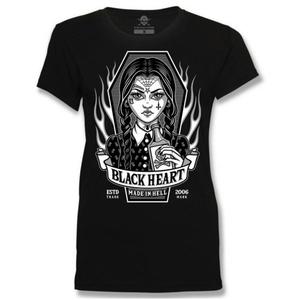 Camiseta mujer Black Heart Wednesday