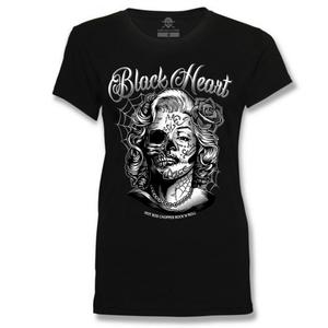 Camiseta de mujer Black Heart Dirty Queen