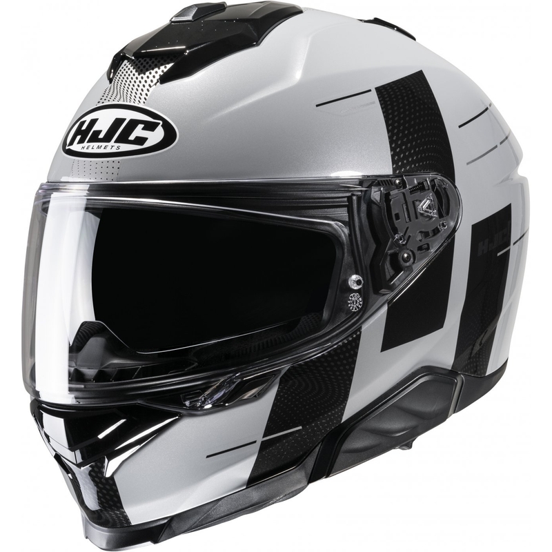 Casco de moto integrado HJC i71 Peka MC5 negro-gris