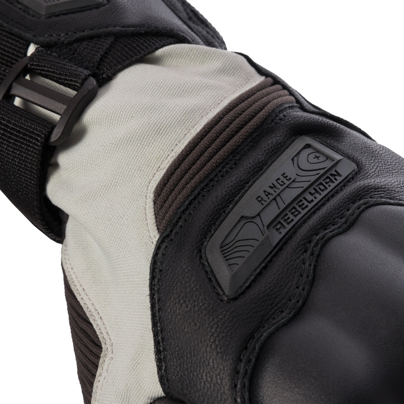 Guantes de moto Rebelhorn Range negro-gris