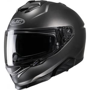 Casco integral de moto de titanio HJC i71 Solid Semi Flat
