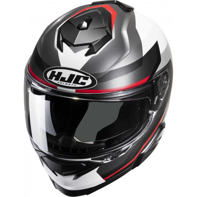 Casco integral de moto HJC i71 Nior MC1SF negro-gris-blanco-rojo liquidación