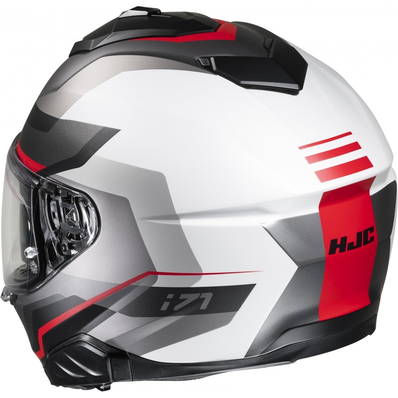 Casco integral de moto HJC i71 Nior MC1SF negro-gris-blanco-rojo liquidación