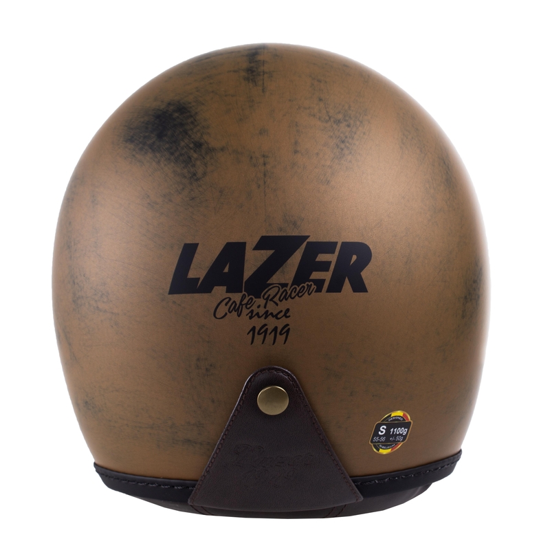 Casco de moto abierto Lazer Mambo Evo Cafe Racer marrón mate liquidación