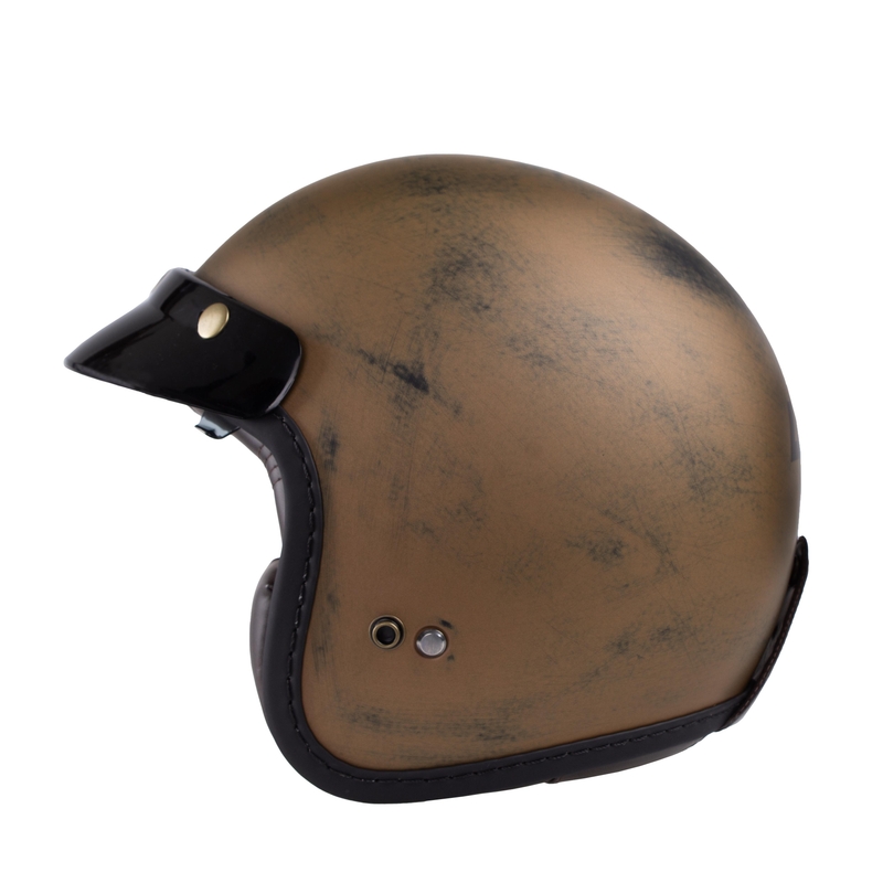 Casco de moto abierto Lazer Mambo Evo Cafe Racer marrón mate liquidación