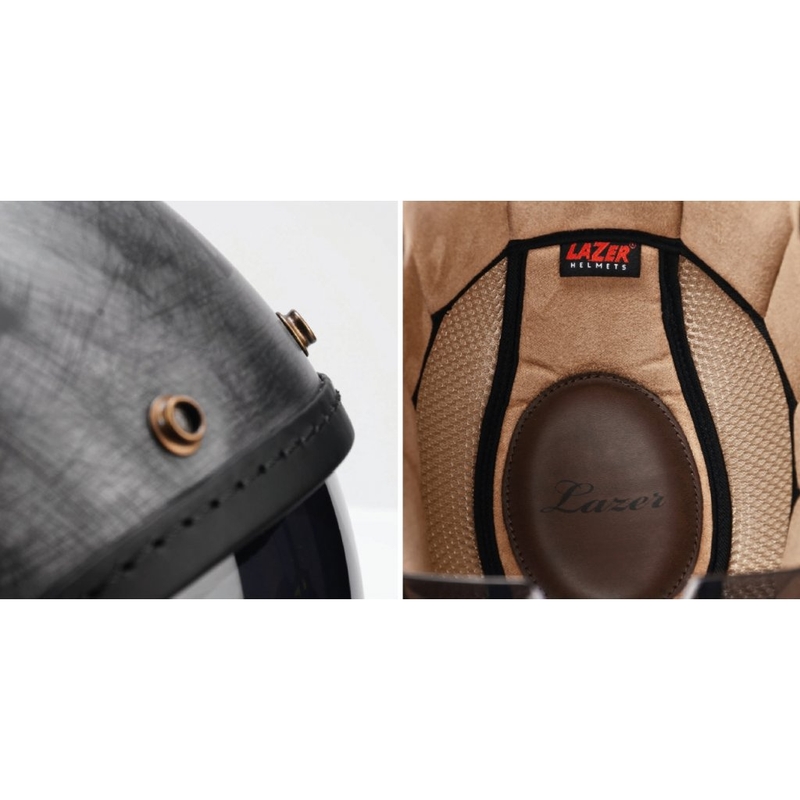 Casco Moto Abierto Lazer Mambo Evo Cafe Racer liquidación