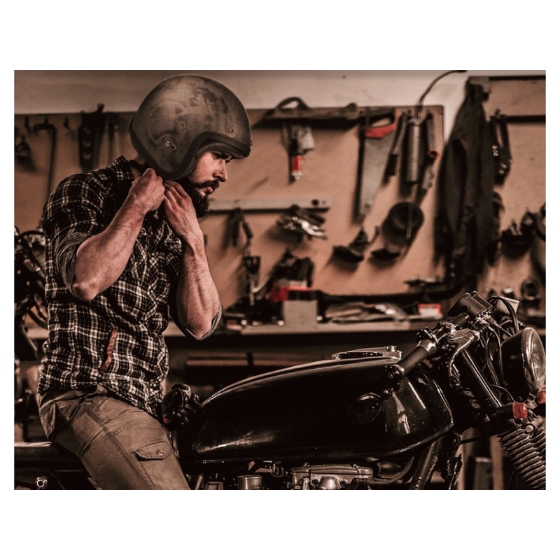 Casco Moto Abierto Lazer Mambo Evo Cafe Racer liquidación