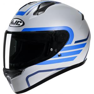 Casco integral de moto HJC C10 Lito MC2SF gris-azul