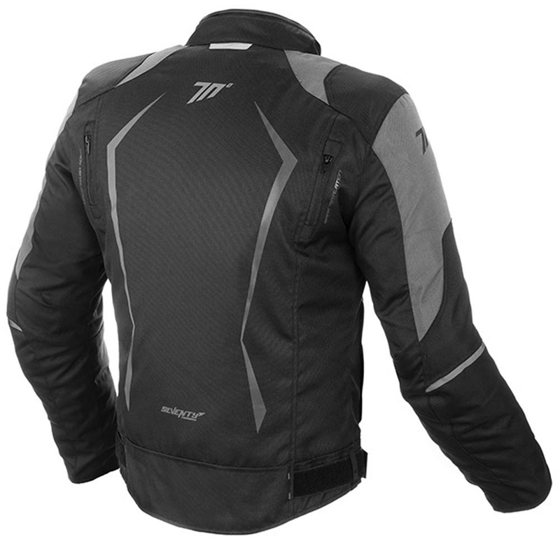 Chaqueta de moto SETENTA GRADOS SD-JR47 negro-gris