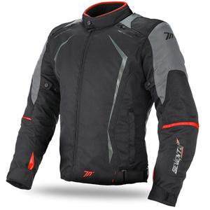 Chaqueta de moto SETENTA GRADOS SD-JR47 negro-gris-rojo