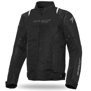 Chaqueta de moto SEVENTY DEGREES SD-JR48 negra liquidación