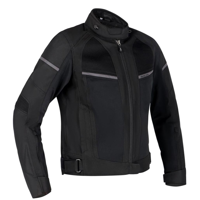 Chaqueta de moto RICHA Airstorm WP Black para mujer liquidación