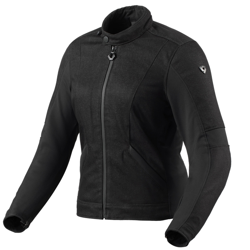 Chaqueta de moto para mujer Revit Elin Black liquidación
