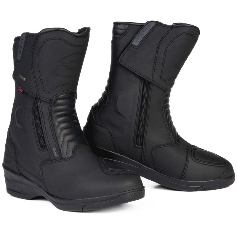 Botas de moto Ozone Rapid Black Matte para mujer