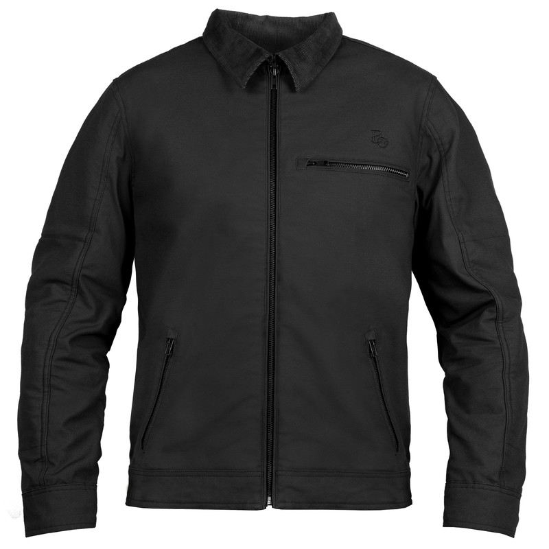 Chaqueta de moto BROGER Montana negra liquidación