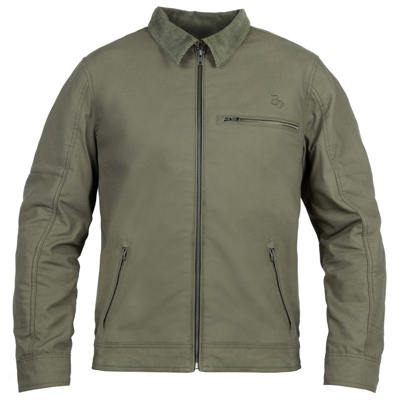 BROGER Montana chaqueta de moto verde oliva liquidación