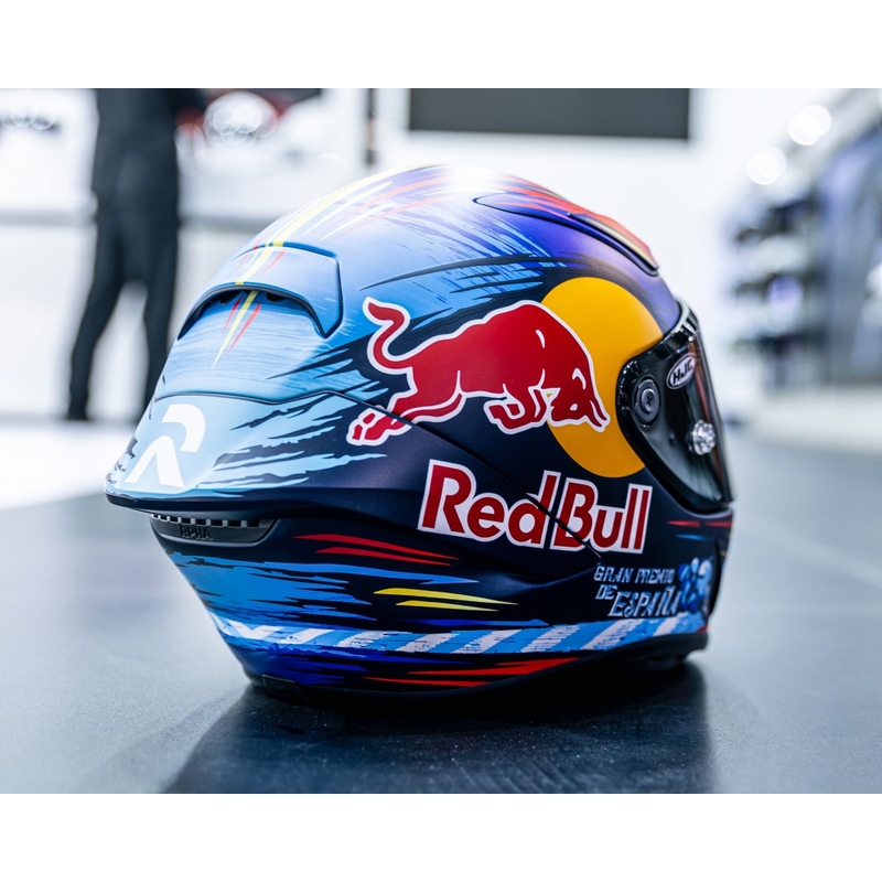 Casco integral de moto HJC RPHA 1 Redbull Jerez GP MC21SF rojo-amarillo-azul